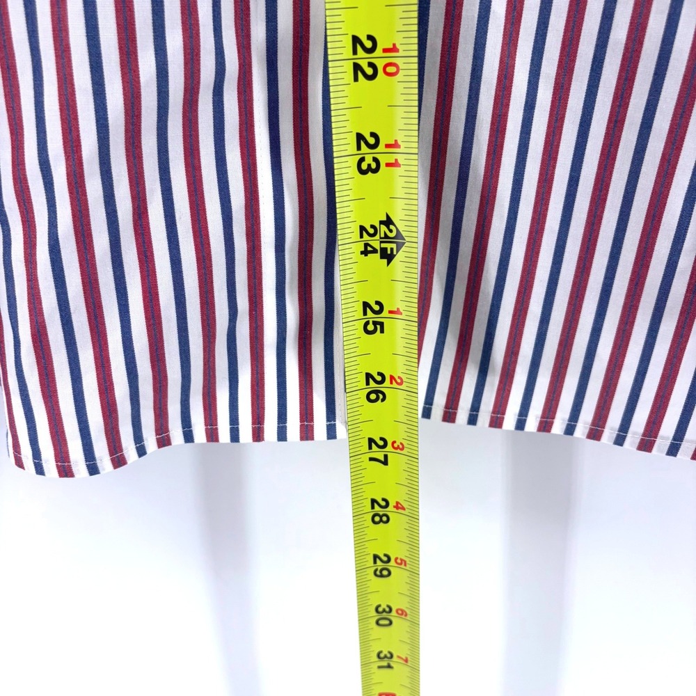 Brooks Brothers Womens Striped Supima Cotton Stretch Button Down Shirt Size 10 - Picture 7 of 9
